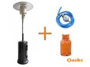 Plinska pečurka za grejanje sa bocom, crevom i regulatorom