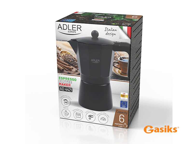 Džezva za espreso kafu Adler 6 šoljica - Image 4